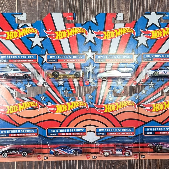 Hot Wheels Stars & Stripes Set - Picture 1 of 9